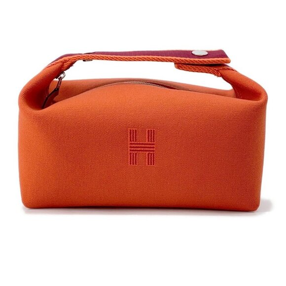 HERMES Brid a Black Size PM Canvas Feu/Bordeaux - Picture 2 of 9